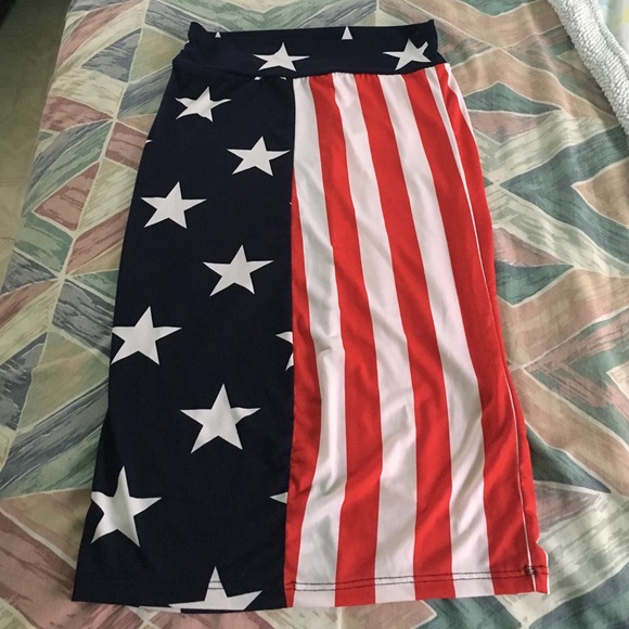 American Flag skirt