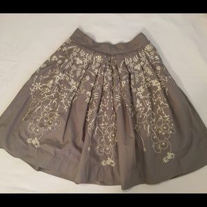 Anthropologie 'Wisteria' skirt Sz 2 (fits like 4)