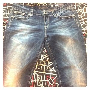 Miss me jeans size 33 easy boot style
