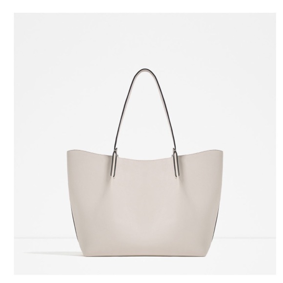 Zara Handle Detail Tote