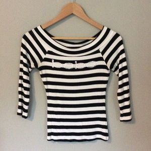 Bebe 3/4 sleeve shirt