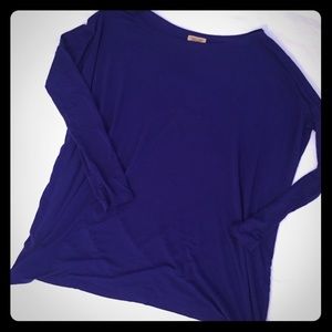 Piko 1988 longsleeve tee- electric blue