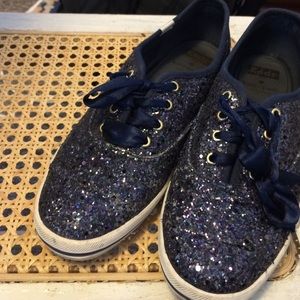 Kate Spade Glitter Keds 6.5
