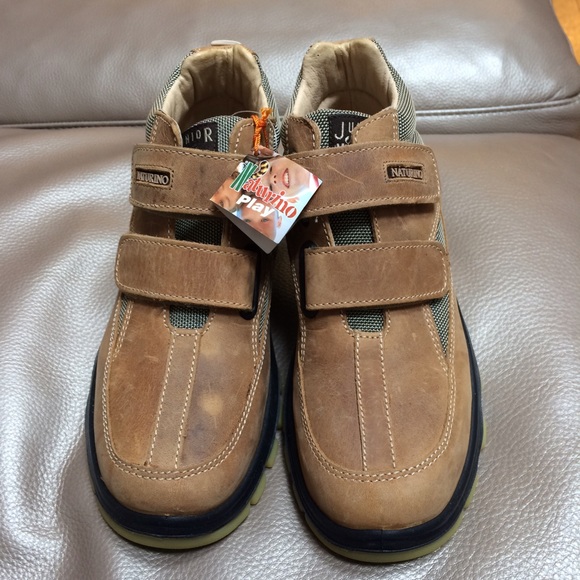 Brand new Naturino booties for boy or girl