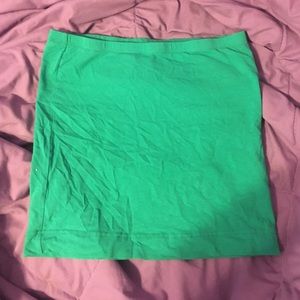 H&M Green Mini Skirt