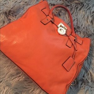 The perfect large pop of color Michael Kors bag