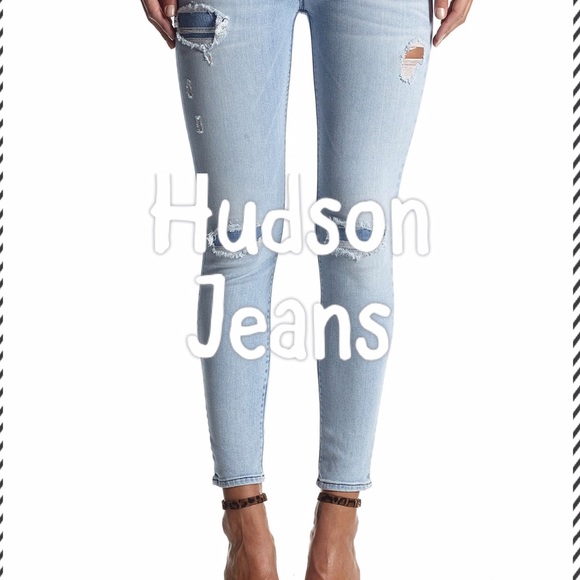 Only worn once Hudson Jeans Krista Distressed 26
