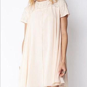 Peach dress