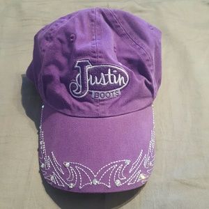 Justin Boots Purple Hat