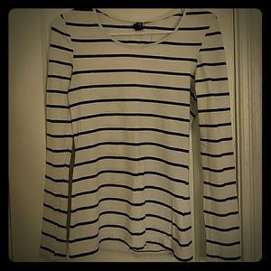 White and black stripes