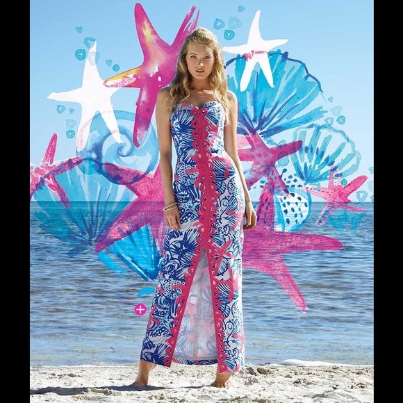 NWOT Angela strapless sweetheart maxi sz 0