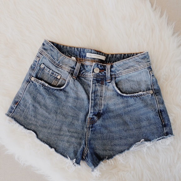 Zara Pants - Zara TRF high waisted denim shorts.
