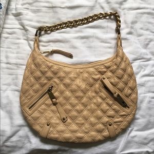 Marc jacobs beige chained bag.