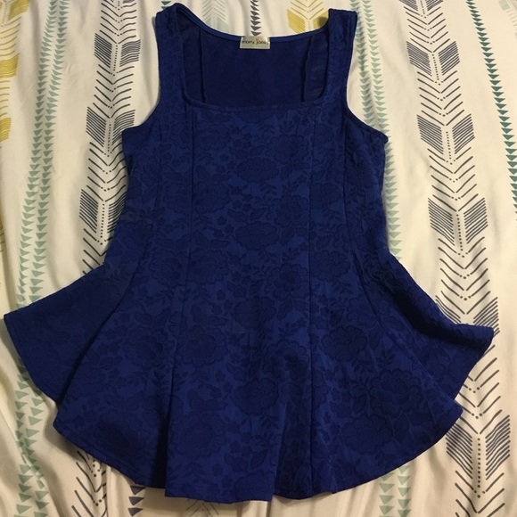 Peplum style top