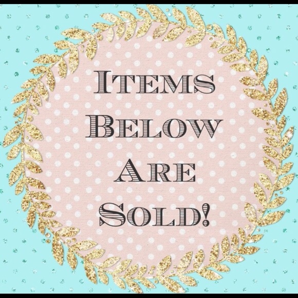 Everything below has been sold.