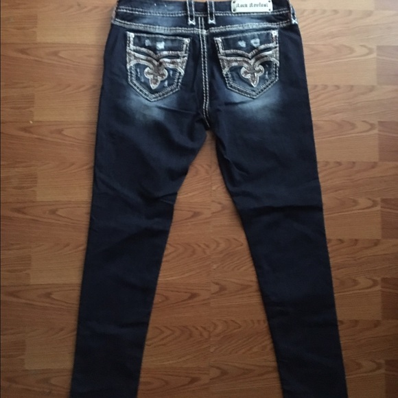 ROCK REVIVAL EASY SKINNY JEANS 31x31 - Picture 2 of 4