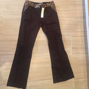 New with tags Diane Von Furstenberg brown pants!