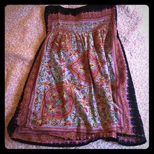 Strapless dress