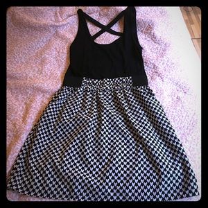 Black and white dress