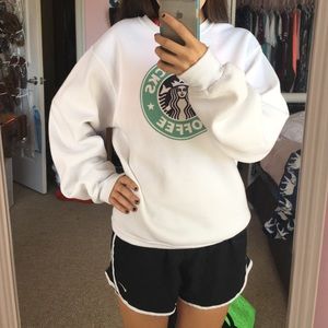 Starbucks crew neck