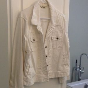 White denim jacket