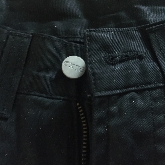 EXTE european designer black glitter pants - Picture 4 of 4