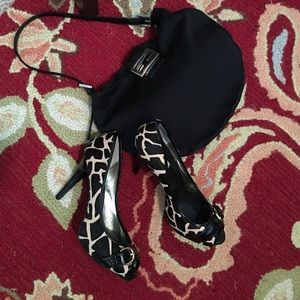 Ms. Right this way please, animal print pumps!