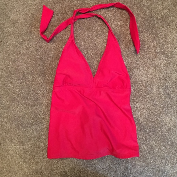 Red tankini top