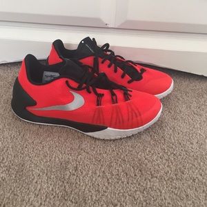 Neon orange Hyperchase Nike sneakers