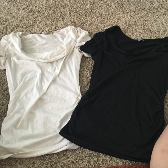 Black and white Charlotte Russe tops. Bundle.