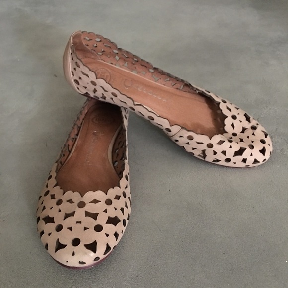 Jeffrey Campbell perforated flower flats