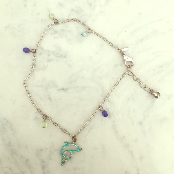 Dolphin ankle bracelet