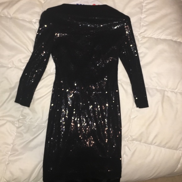 Semi-open back dress