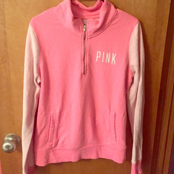 Quarter Zip Pink
