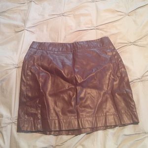 Limited Brown Mini Skirt- NWT