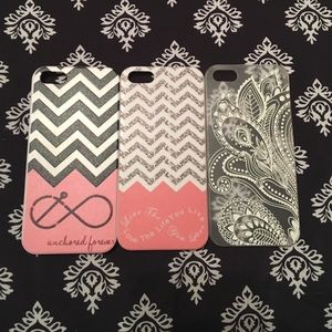 Set of 3 Iphone 5 cases