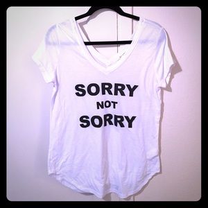 SORRY NOT SORRY TUNIC