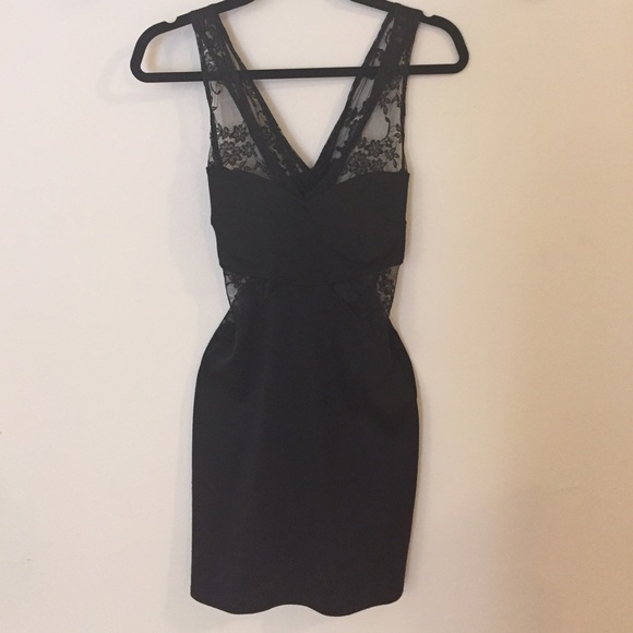 ASOS Perfect Sexy LBD with Lace Cutouts