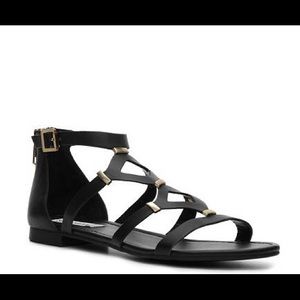 Steve Madden black gladiator sandals