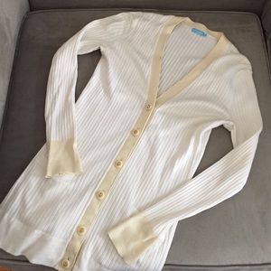 J. McLaughlin Long White Sweater