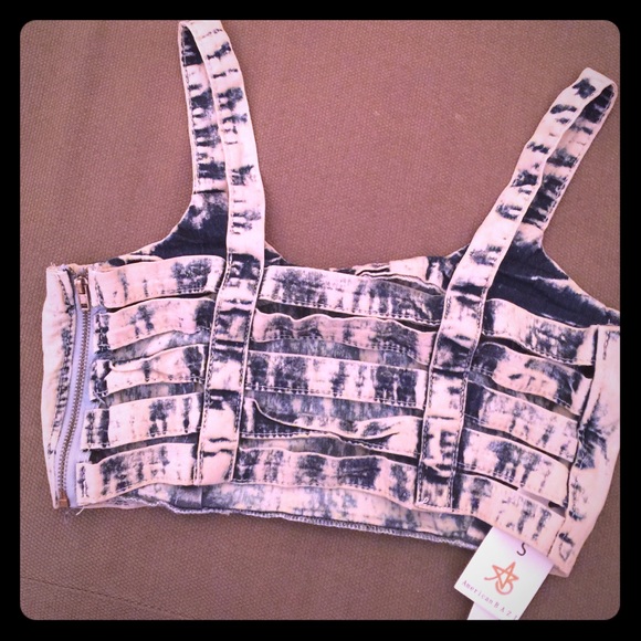 Denim Crop Top