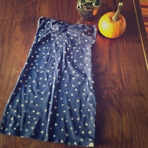 Tube dress with stars