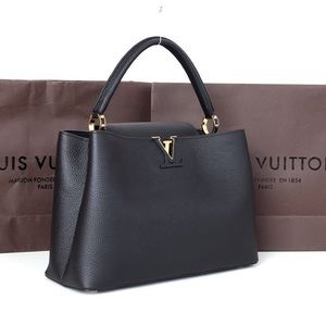 Louis Vuitton Capucine Black