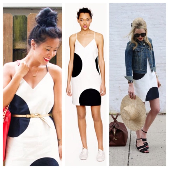 J. Crew Dresses & Skirts - J. Crew Carrie dress in big dot