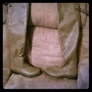 Tan boots