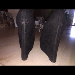 Bakers Shoes - Black velvet platforms Bakers Shoes - Black velvet platforms