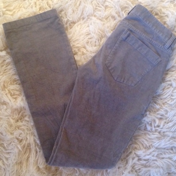 J. Crew Gray Corduroy Pant