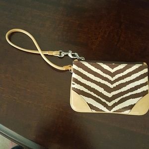 Zebra wristlet
