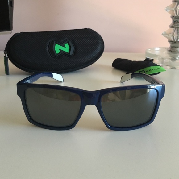 Brand New Navy Blue Native Eyewear Sunglasses