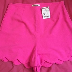 Pink dressy shorts